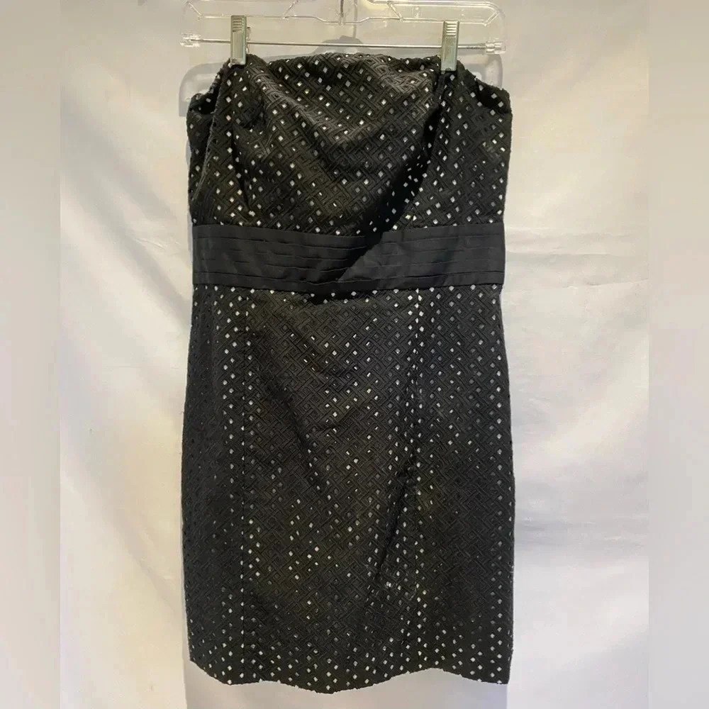 Catherine Malandrino strapless double-zip dress